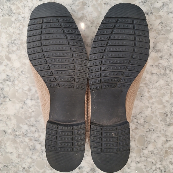 Jenny by Ara Germany Mokassin Moccasin Loafer Tan Animal Print Leather Sz: 7 - Picture 8 of 8